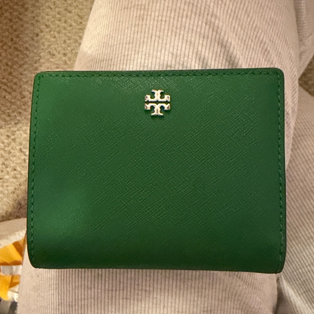 Tory Burch Emerald Green Wallet